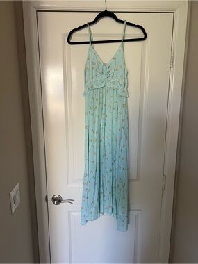 BILLABONG SPAGHETTI STRAP MIDI DRESS
